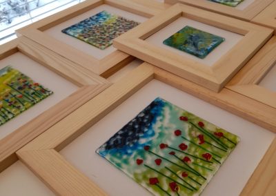 fused glass painting